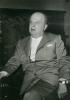 1956 - Firma della convenzione con Olivetti per un Centro di studi sulla tecnica delle calcolatrici elettroniche - Adriano Olivetti (foto: Foto Ivan, Pisa)