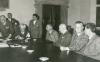 1956 - Firma della convenzione con Olivetti per un Centro di studi sulla tecnica delle calcolatrici elettroniche (foto: Foto Ivan, Pisa)
