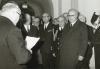 Giuseppe Saragat nella sede del CNUCE Giuseppe Saragat nella sede del CNUCE