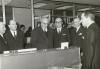 Giuseppe Saragat nella sede del CNUCE Giuseppe Saragat nella sede del CNUCE