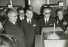 Giuseppe Saragat nella sede del CNUCE Giuseppe Saragat nella sede del CNUCE